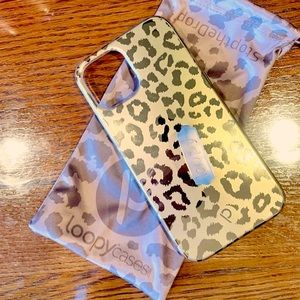 Loopy Case | Gold Leopard iPhone 12/12 pro case